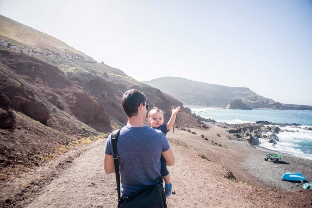 Sulla strada per Lago Verde, Lanzarote