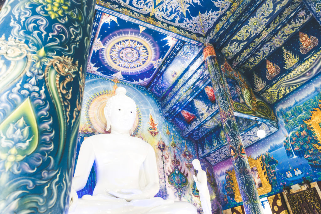 Wat Rong Suea Ten (Blue Temple), Chiang Rai, Thailandia | Mamma ho preso l'aereo