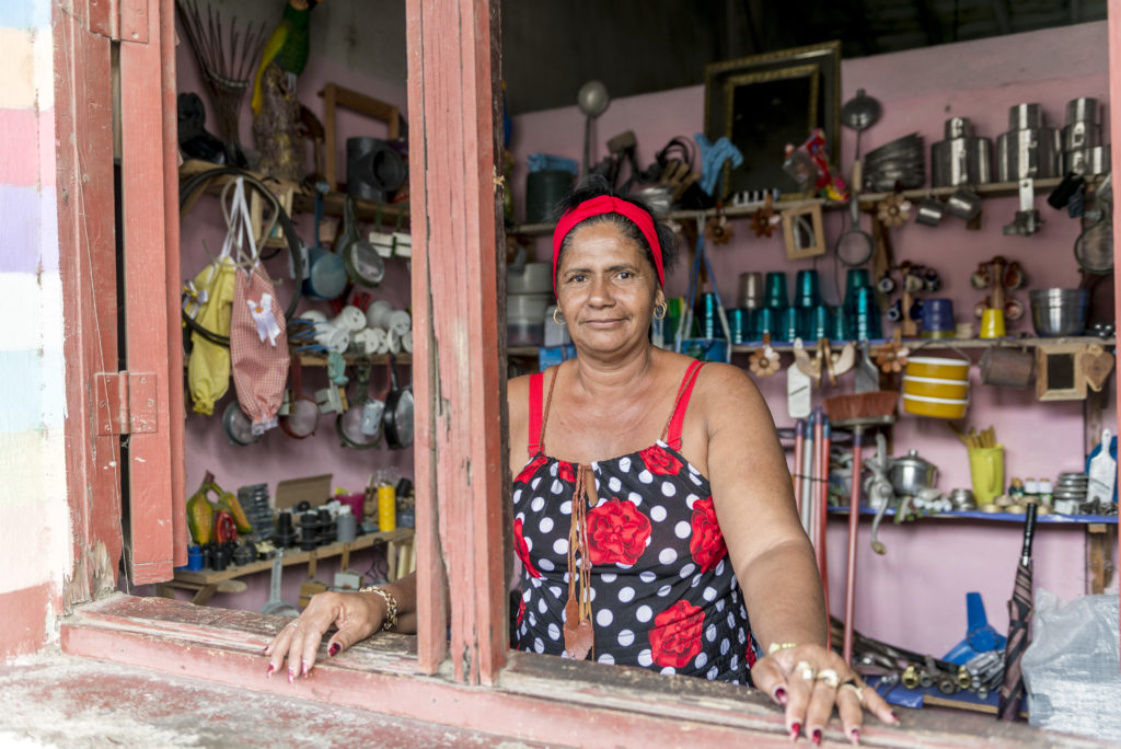 Piccolo negozio a Manicaragua, municipio di Santa Clara